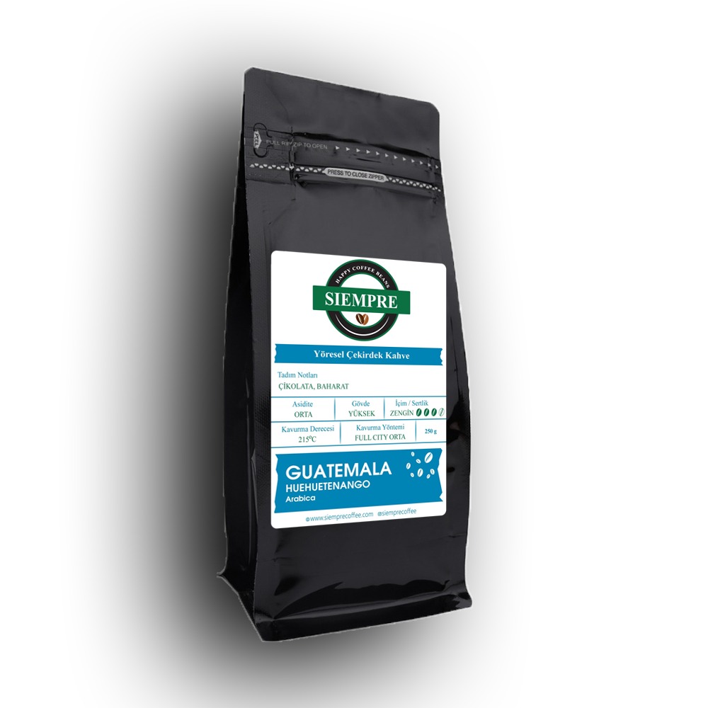 Siempre Coffee Guatemala Huehuetenango Çekirdek Kahve 250g