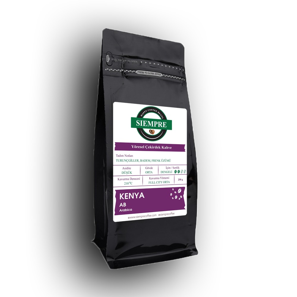 Siempre Coffee Kenya AB Çekirdek Kahve 250g