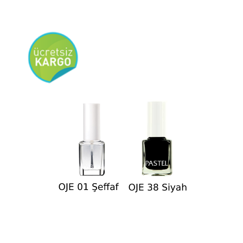 Pastel Oje 01 -38 İki Adet Oje